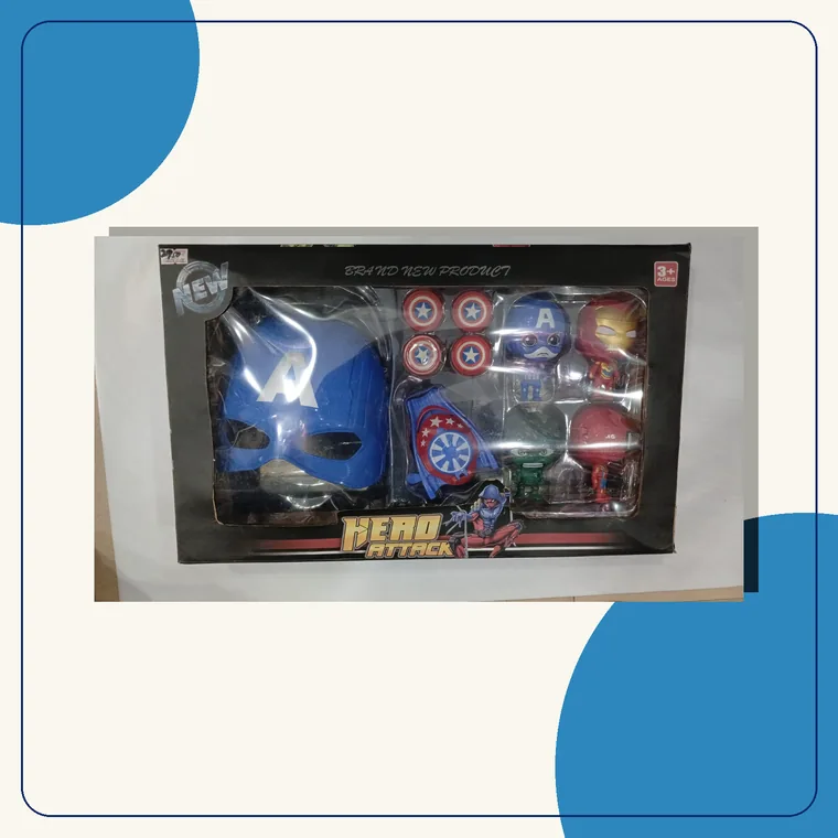 Avengers Bobblehead Mask & Figure Set