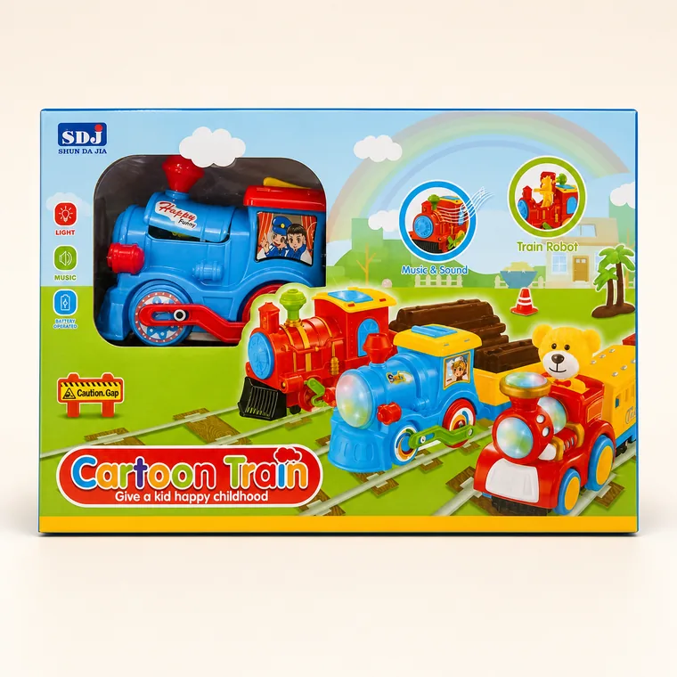 Cartoon Train Set