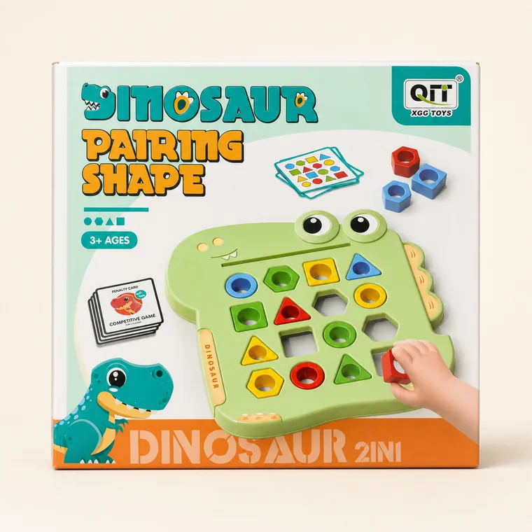 Dinosaur Pairing Shape Matching Game