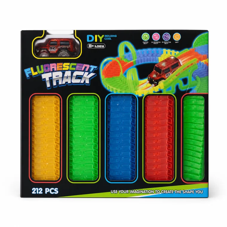 Fluorescent Track 212-Piece Set