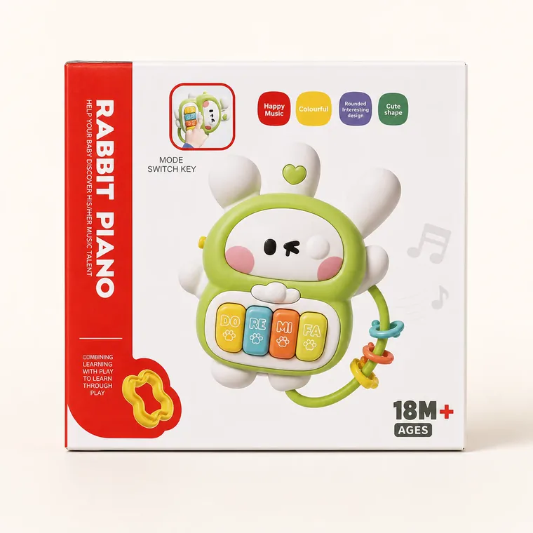 Rabbit Piano Baby Toy