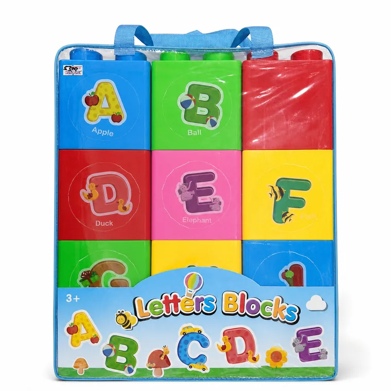 Let's Block Soft Letter Blocks Set