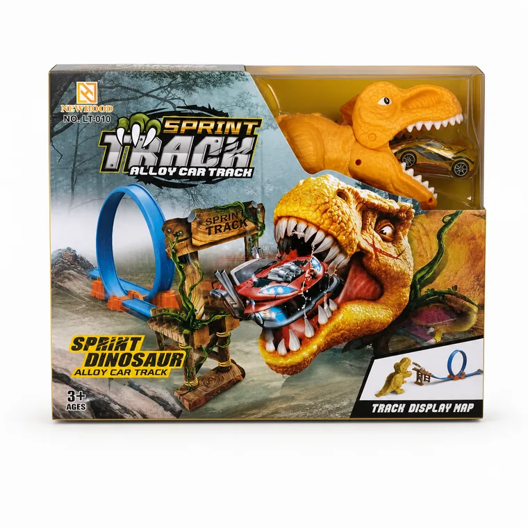 Sprint Dinosaur Alloy Car Track