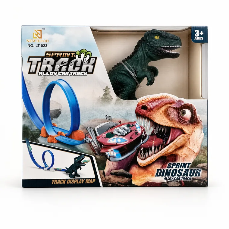 Sprint Track Dinosaur Alloy Car Track
