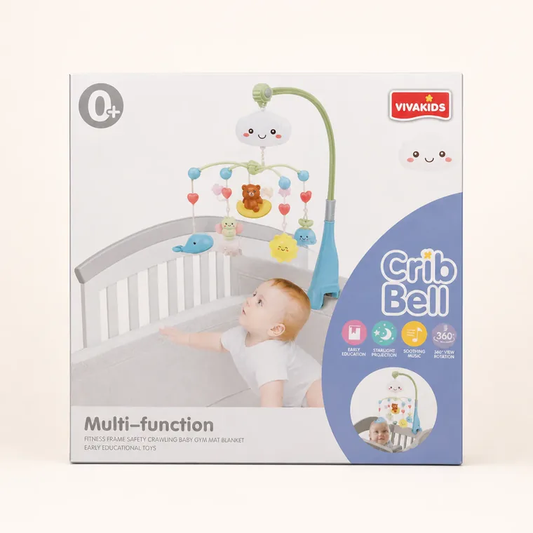 VIVAKIDS Crib Bell Multi-function Mobile