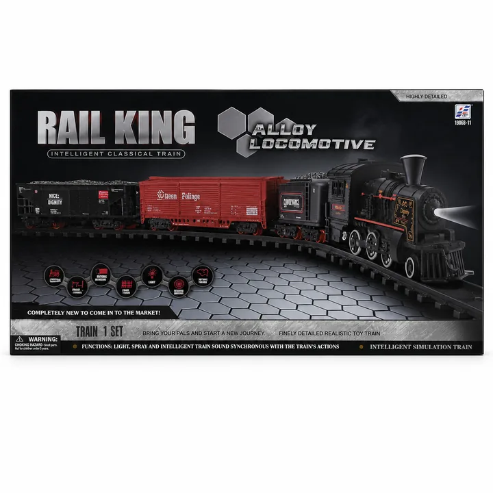 Rail King Alloy Locomotive Train Set