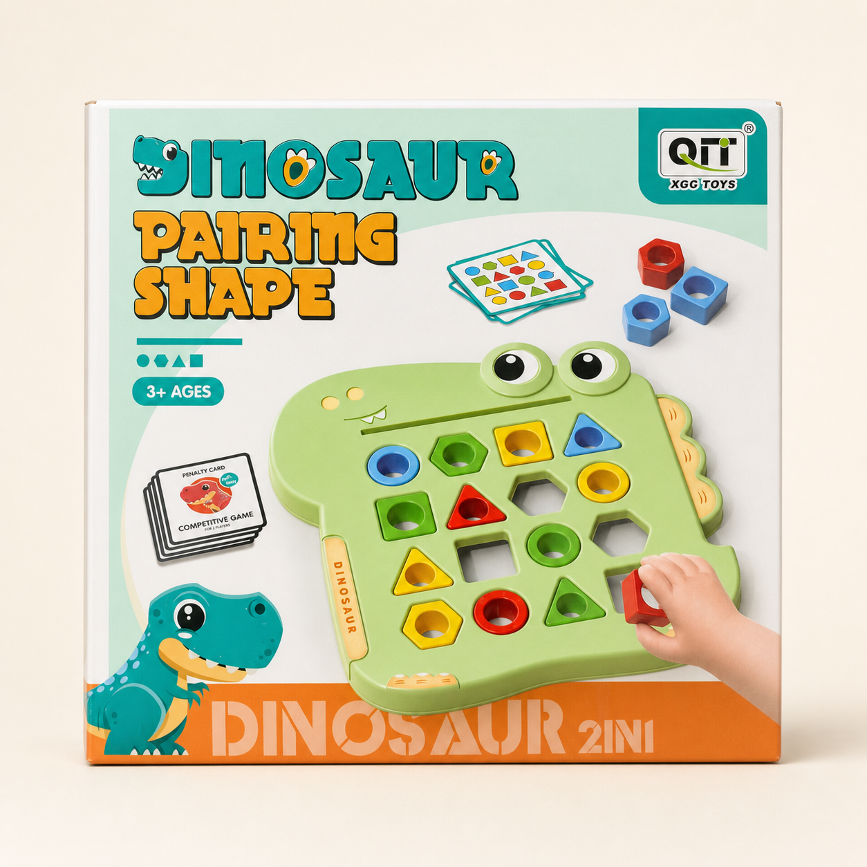 Dinosaur Pairing Shape Matching Game