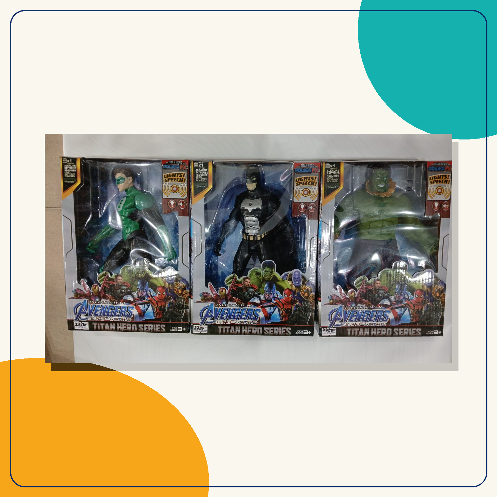 Lights & Speech Hero Figure Selection