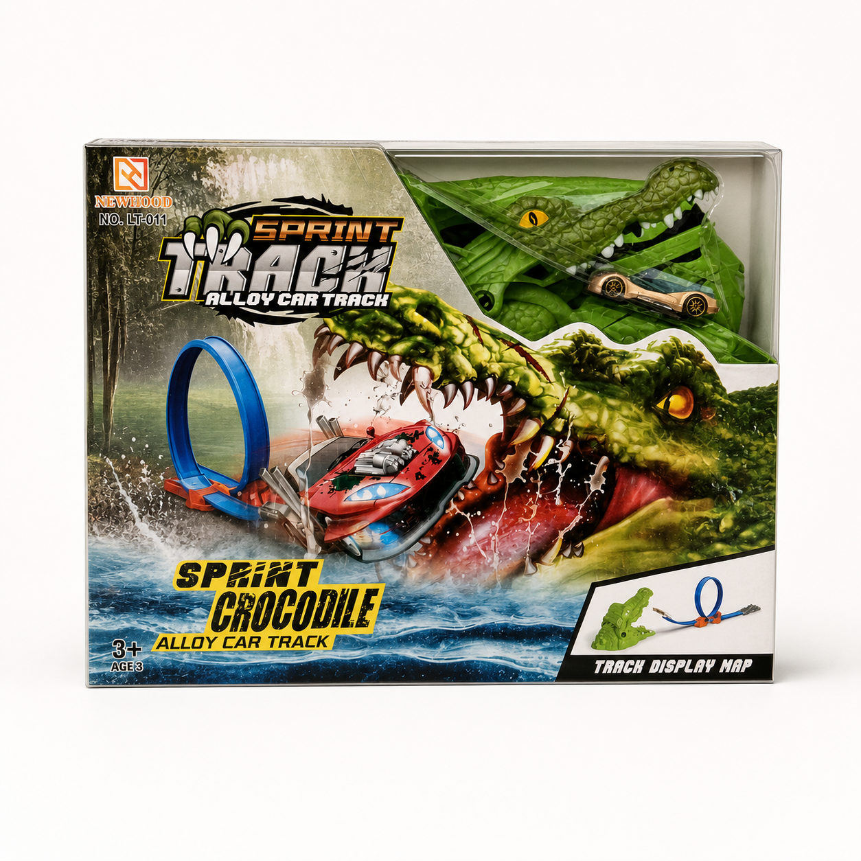 Sprint Crocodile Alloy Car Track